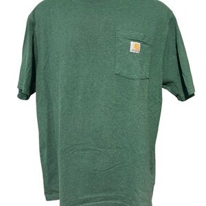 Carhartt Men's Green Pocket T-Shirt Size L